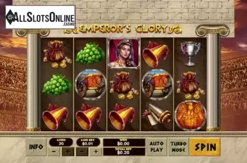 Reel Screen. Emperors Glory from Xplosive Slots Group