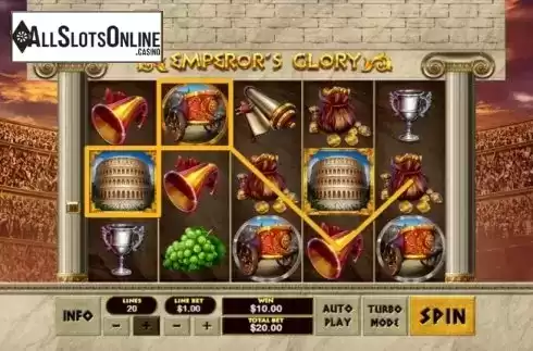 Win Screen 1. Emperors Glory from Xplosive Slots Group