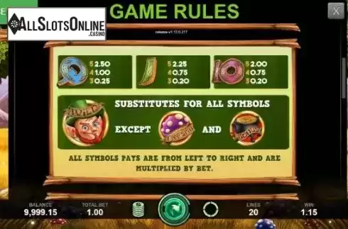 Game Rules. Enchanted Cash from Caleta Gaming