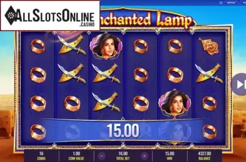 Win Screen 2. Enchanted Lamp from IGT