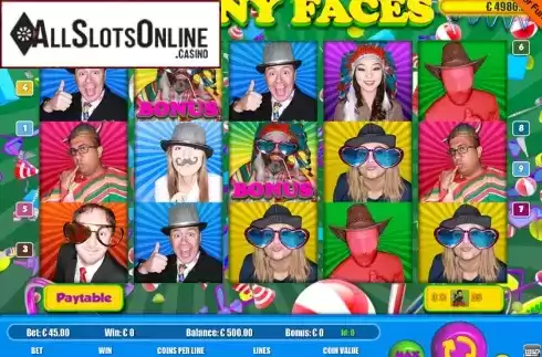 Screen2. Funny Faces (9)  from Portomaso Gaming
