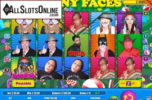 Screen3. Funny Faces (9)  from Portomaso Gaming