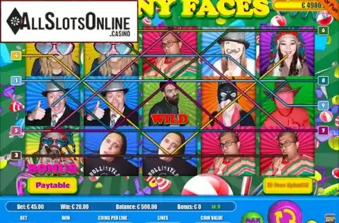 Screen4. Funny Faces (9)  from Portomaso Gaming