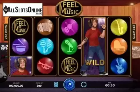 Reel Screen. Feel The Music from Caleta Gaming
