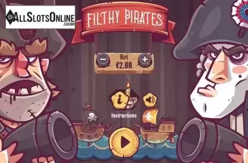 Start Screen. Filthy Pirates from Peter and Sons