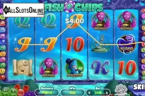 Win Screen. Fish And Chips (Pariplay) from Pariplay