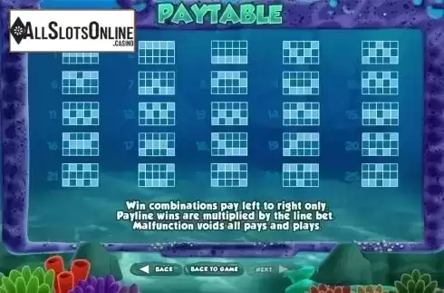 Paytable 2. Fish And Chips (Pariplay) from Pariplay