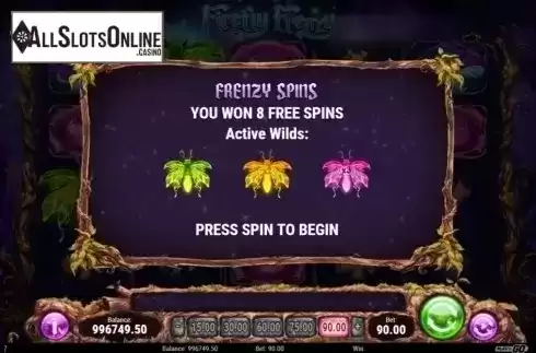 Free Spins 1. Firefly Frenzy from Play'n Go