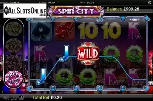 Screen 2. Free Spin City from Betdigital