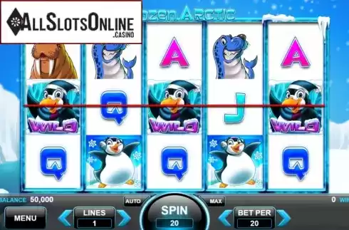 Reel Screen. Frozen Arctic from Spin Games
