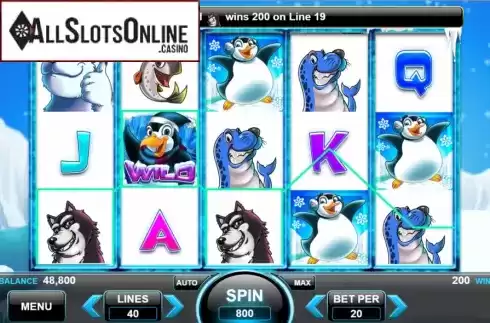 Win Screen 2. Frozen Arctic from Spin Games