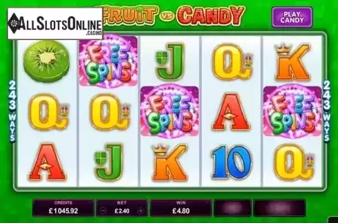 Screen 5. Fruit vs Candy from Microgaming