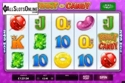 Screen 7. Fruit vs Candy from Microgaming