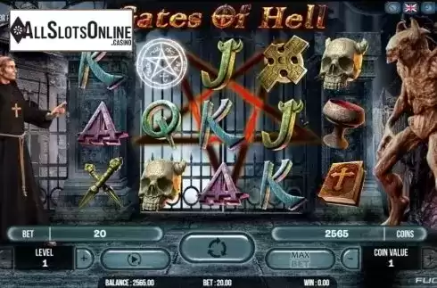 Reel screen. Gates Of Hell from Fugaso