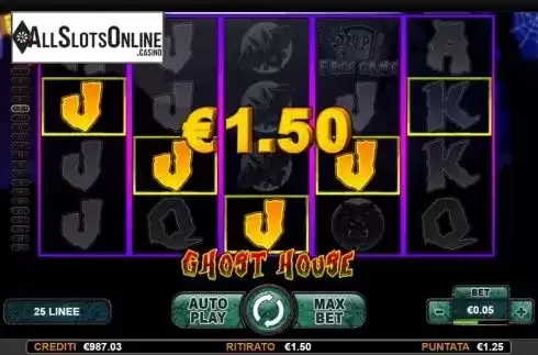 Win screen 3. Ghost House (Nazionale Elettronica) from Nazionale Elettronica
