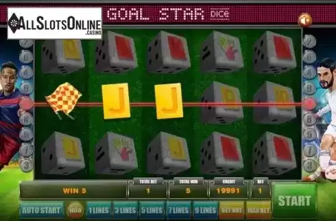Win screen 2. Goal Star Dice from Mancala Gaming