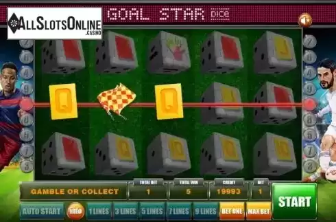 Win screen 3. Goal Star Dice from Mancala Gaming