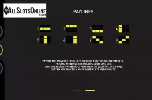 Paytable 2. God of Fortune (GamePlay) from GamePlay