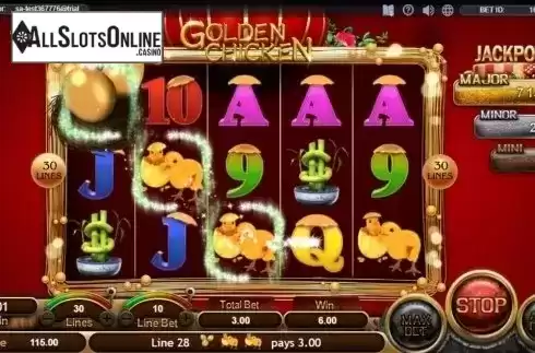 Win Screen. Golden Chicken (SimplePlay) from SimplePlay