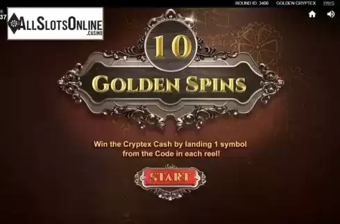 Free Spins 1. Golden Cryptex from Red Tiger