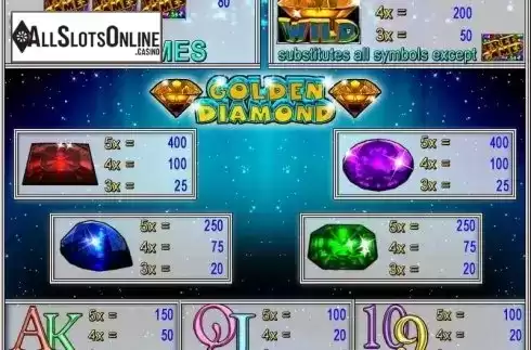 Screen2. Golden Diamond from Merkur