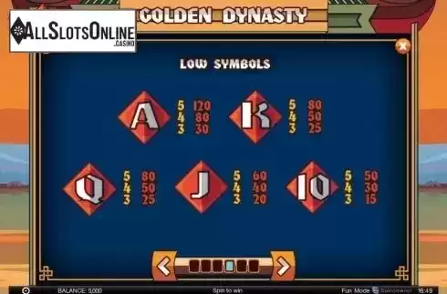 Screen5. Golden Dynasty from Spinomenal