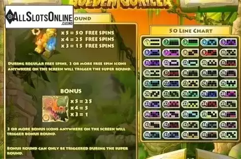 Screen4. Golden Gorilla from Rival Gaming