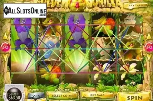 Screen7. Golden Gorilla from Rival Gaming