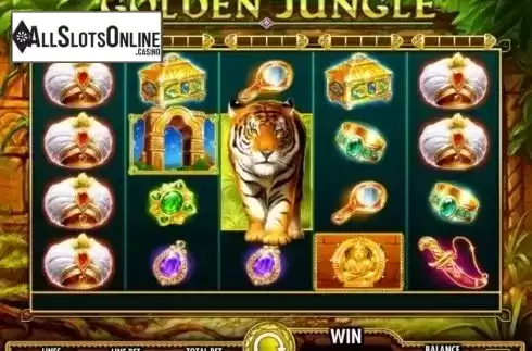 Reels screen. Golden Jungle from IGT
