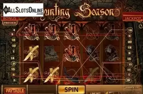 Win Screen. Hunting Season from XIN Gaming