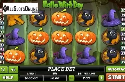 Reel Screen. Hallo Wins Day from PlayPearls