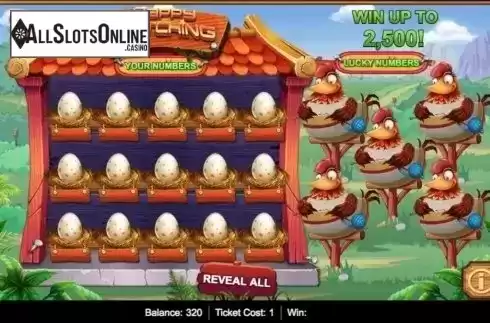Game Screen 1. Happy Hatching from IGT