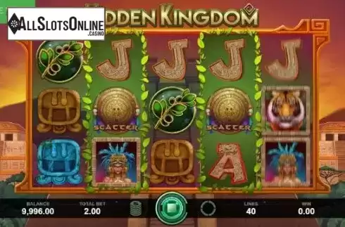 Win Screen. Hidden Kingdom from Caleta Gaming