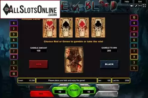 Gamble. House of Blood from Platin Gaming