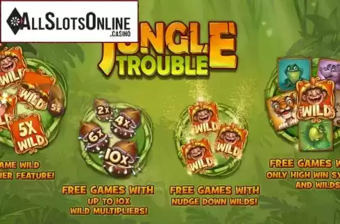 Screen2. Jungle trouble from Playtech