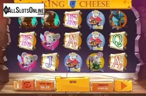 Reel Screen. King of Cheese from MultiSlot