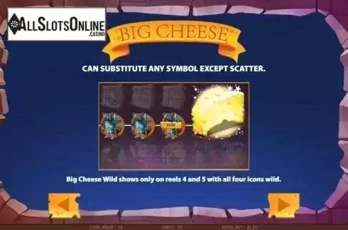 Features. King of Cheese from MultiSlot