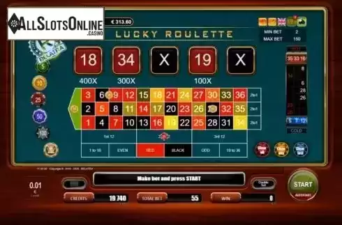 Game Screen 1. Lucky Roulette from Belatra Games
