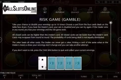 Gamble. Lucky Streak 2 from Endorphina