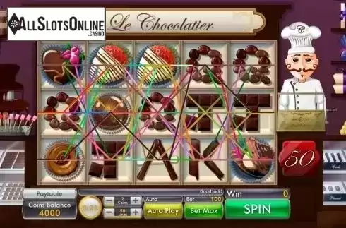 Game Workflow screen (Betway). Le Chocolatier (Genii) from Genii