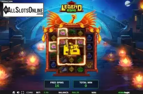 Free Spins 2. Legend Rising from StakeLogic