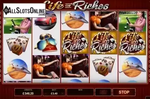 Reels. Life of Riches from Microgaming