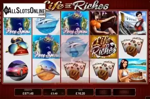 Free Spins. Life of Riches from Microgaming
