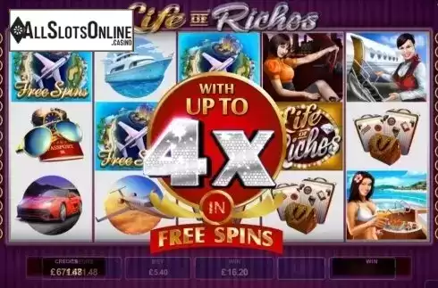 Multiplier. Life of Riches from Microgaming