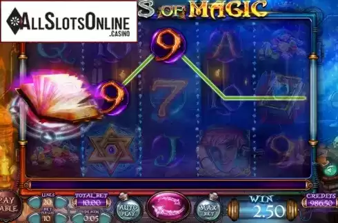 Win Screen2. Lines of Magic from Felix Gaming