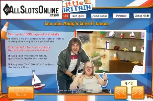 Screen6. Little Britain from Playtech