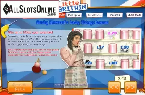 Screen9. Little Britain from Playtech