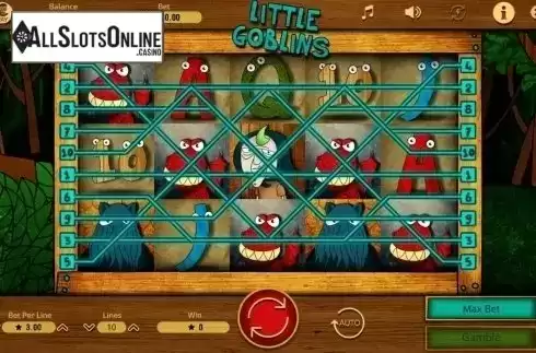 Reel screen. Little Goblins from Booming Games