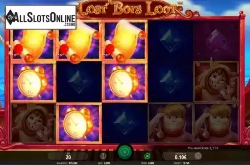 Win Screen 2. Lost Boys Loot from iSoftBet