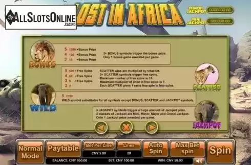 Features. Lost in Africa from Aiwin Games
